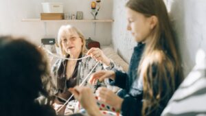 A Family Spending Leisure Time Together