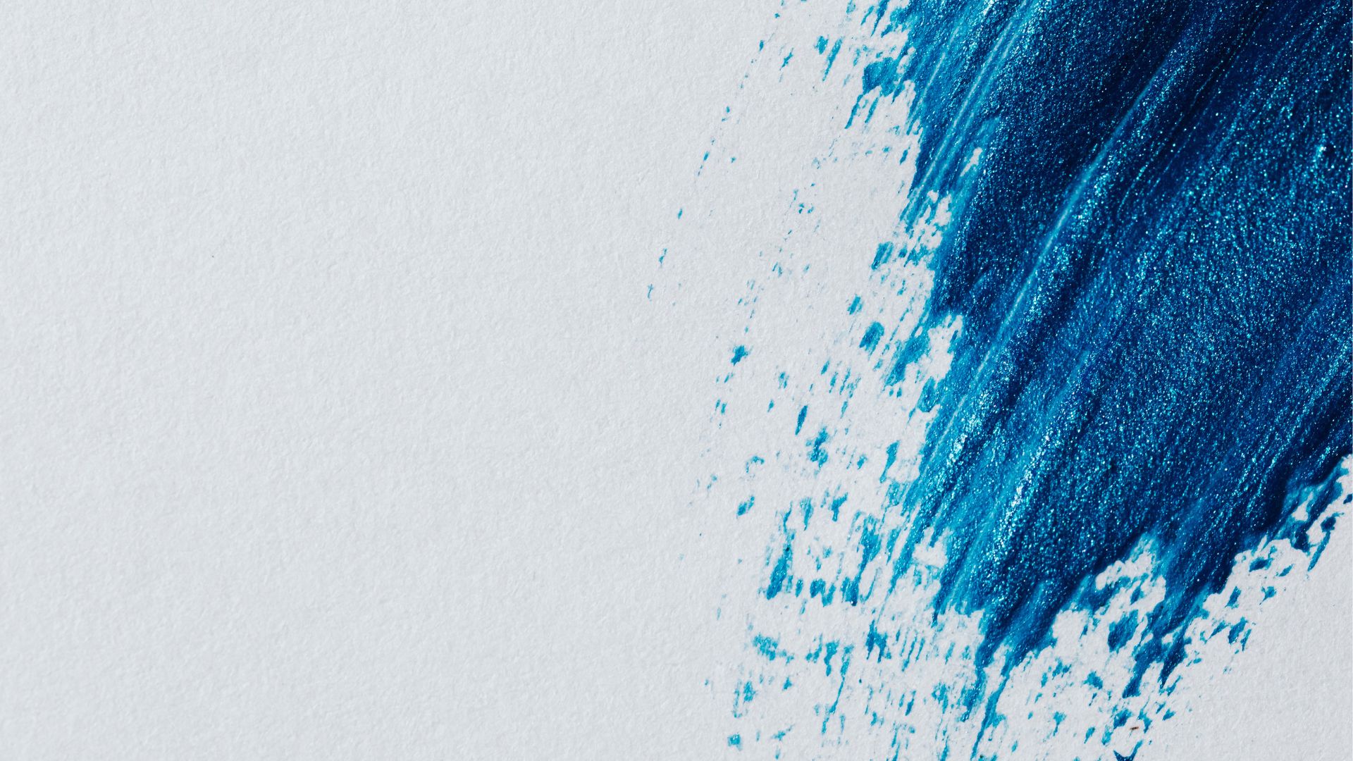 Blue Paint in White Background